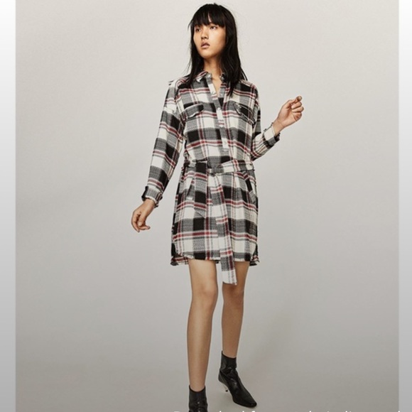 Zara Plaid mini/tunic NWOT - Picture 2 of 13